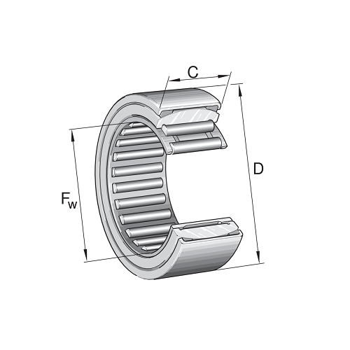 Image of INA Aligning Needle Roller Bearing-RPNA-30 - Roladex UK
