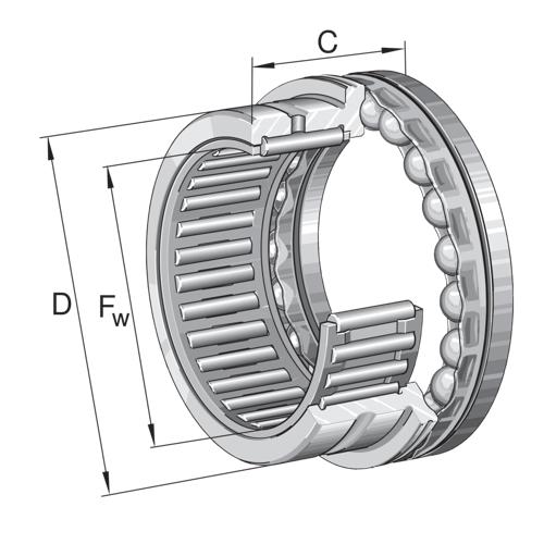 INA NKX-20Z Combined Needle Bearing