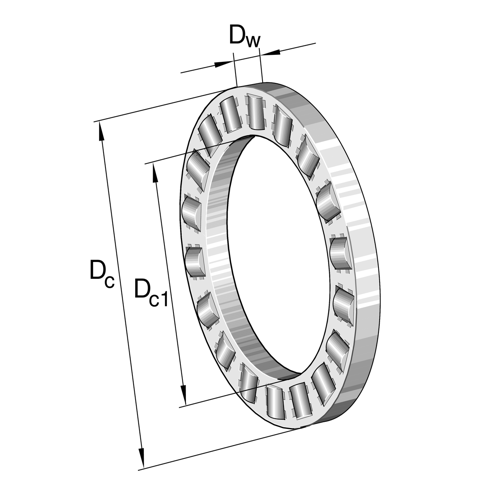 INA K-89314 Axial Cylindrical Roller Bearing