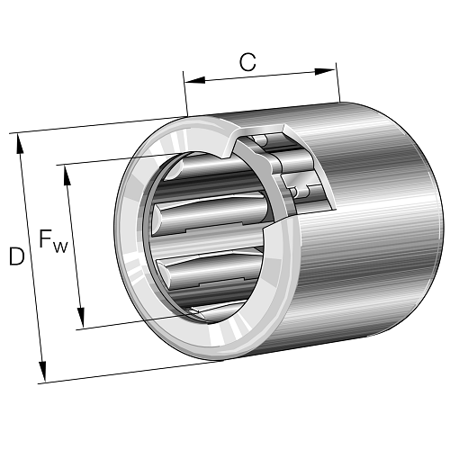 INA HF-1216 Needle Clutch Bearing