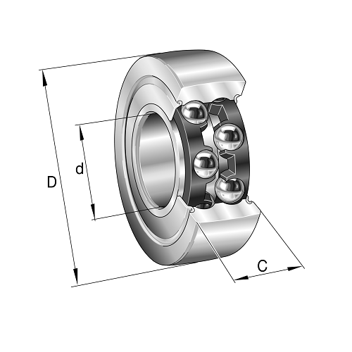 INA LR-5202KDD Ball Track Roller