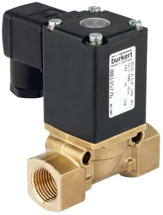 burkert 0256 2/2-way solenoid valve – brass – g1/2" – 24v dc – 0256-a-12,0-bb-ms-gm84-024/dc-