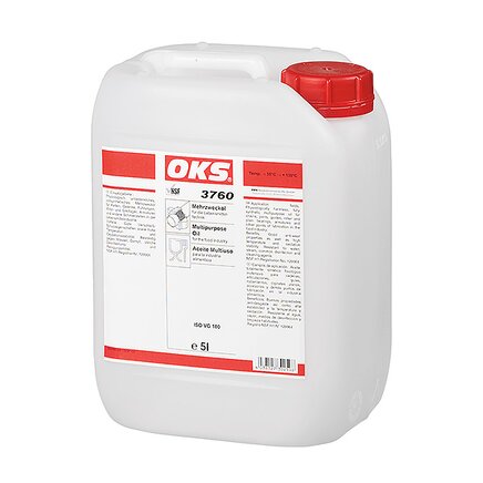 OKS 3760-5L | Multi-Purpose Oil For The Food Industry | 5L | Genuine OKS Product | www.Roladex.co.uk