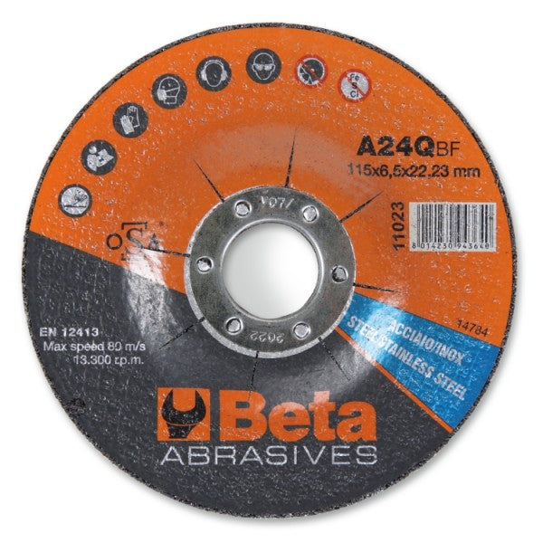 11023 230X6,5-STEEL-INOX GRIND.DISC DEP.