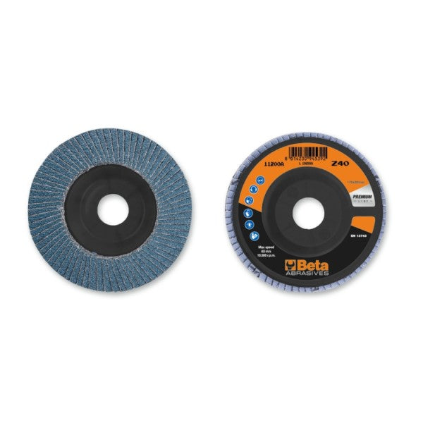 11200A 60-SINGLE FLAP DISCS ZIRC. FL/PL