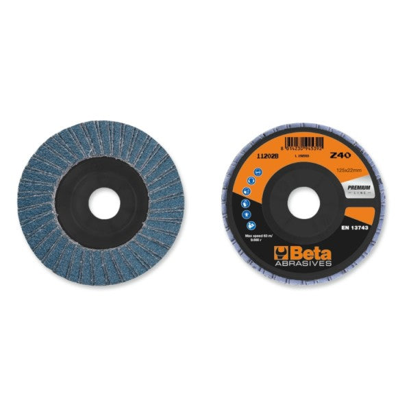 11202B 80-DOUBLE FLAP DISCS ZIRC. FL/PL