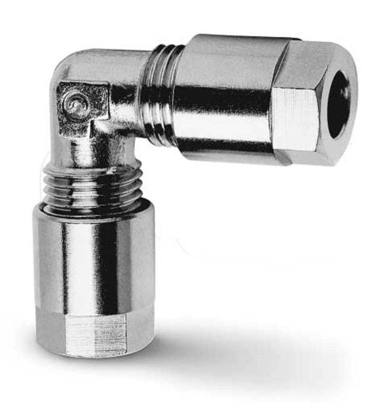 Image of 1220 6 - Compression fitting equal tube elbow 6mm tube (Pack of 5) - Camozzi | Roladex UK