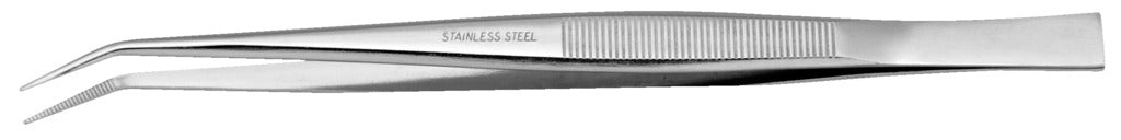 Unior | 619284 | Bent pointed tweezers - 165mm