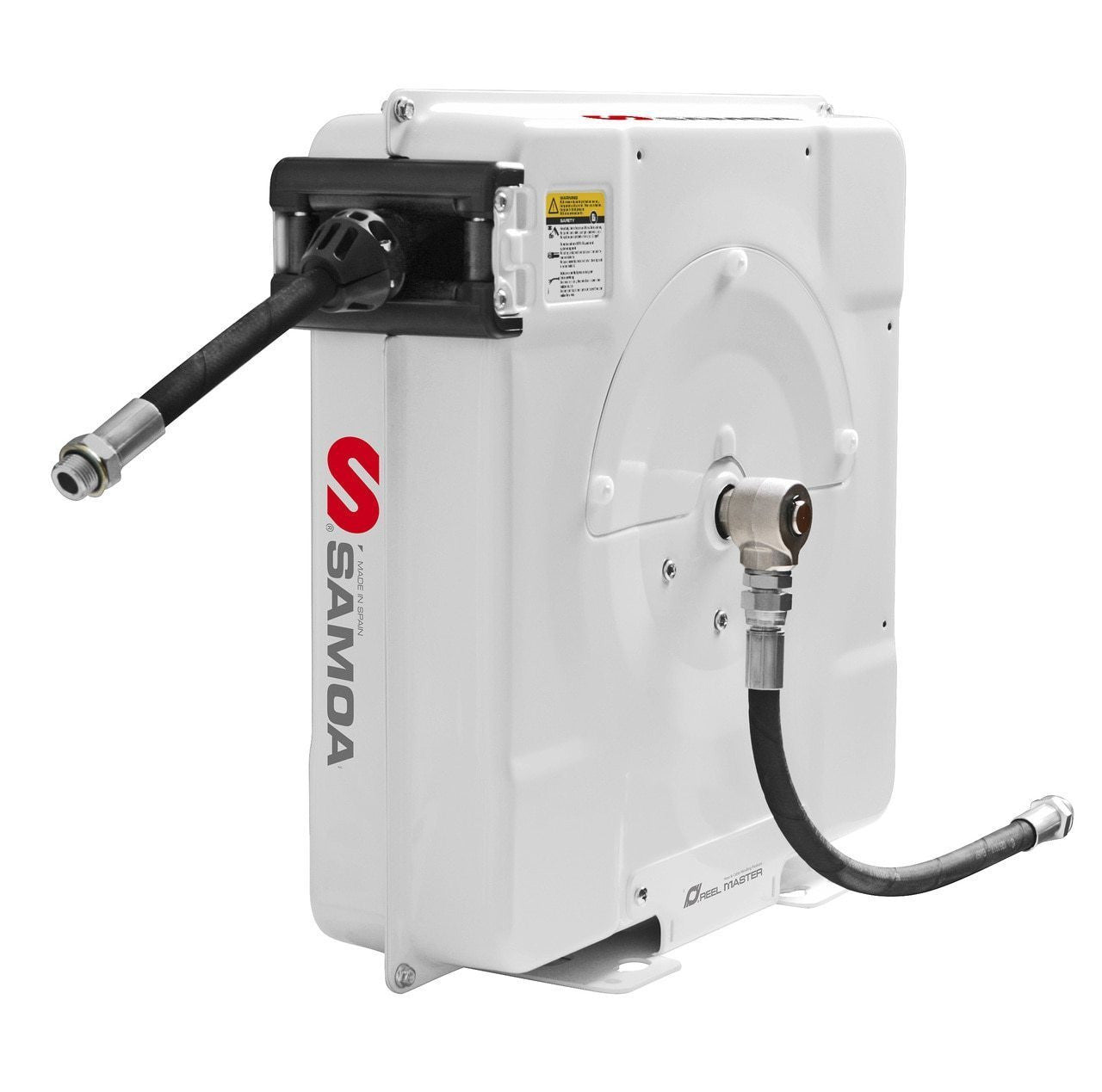 Samoa | 502356 | RM-12CLX Individually Enclosed Slim Hose Reel for Grease/Hydraulic Fluid - 15m x 3/8"