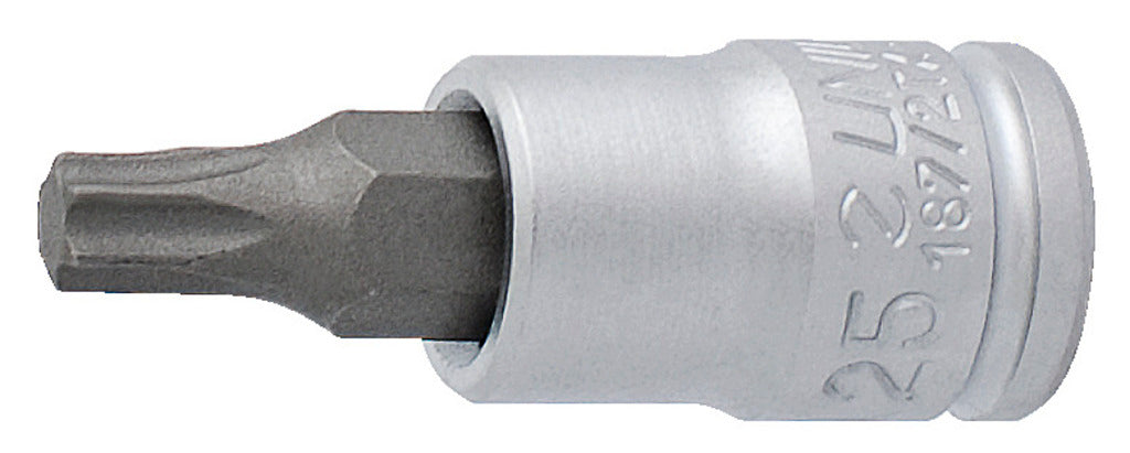 Unior | 607907 | Screwdriver socket with TX profile 1/4" - TX 25