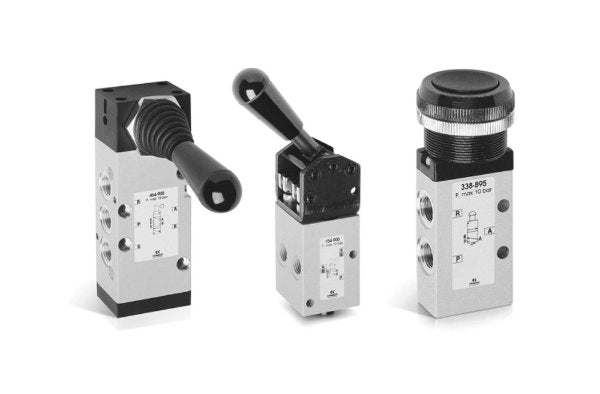 Image of 338-033 - Pneumatic valve 3/2 1/8 port pilot pilot - Camozzi | Roladex UK