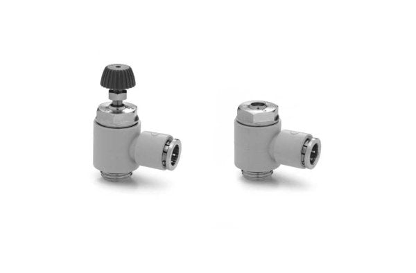 Image of PMVU 706-1/4-10 - Plastic flow control valve manual valve unidirect 1/4 10mm - Camozzi | Roladex UK