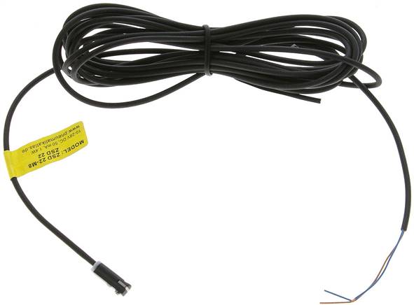 Eco Cylinder Switches, 2-Wire Solid-State Sensor, Red Led