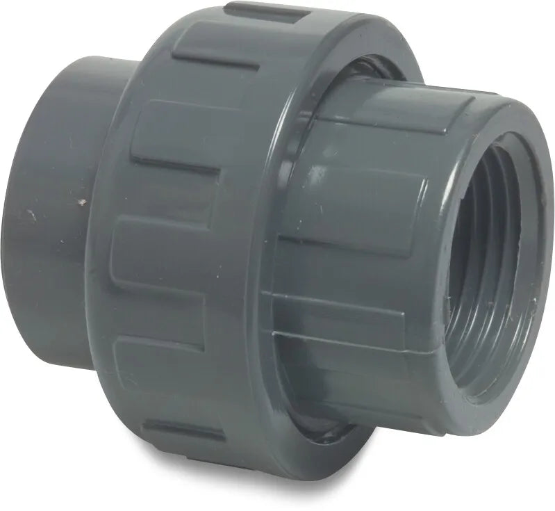Profec Adaptor Pvc-U 1 1/2" Imperial Glue Socket x Female Thread 10Bar Grey | Profec | UK Supplier | Roladex