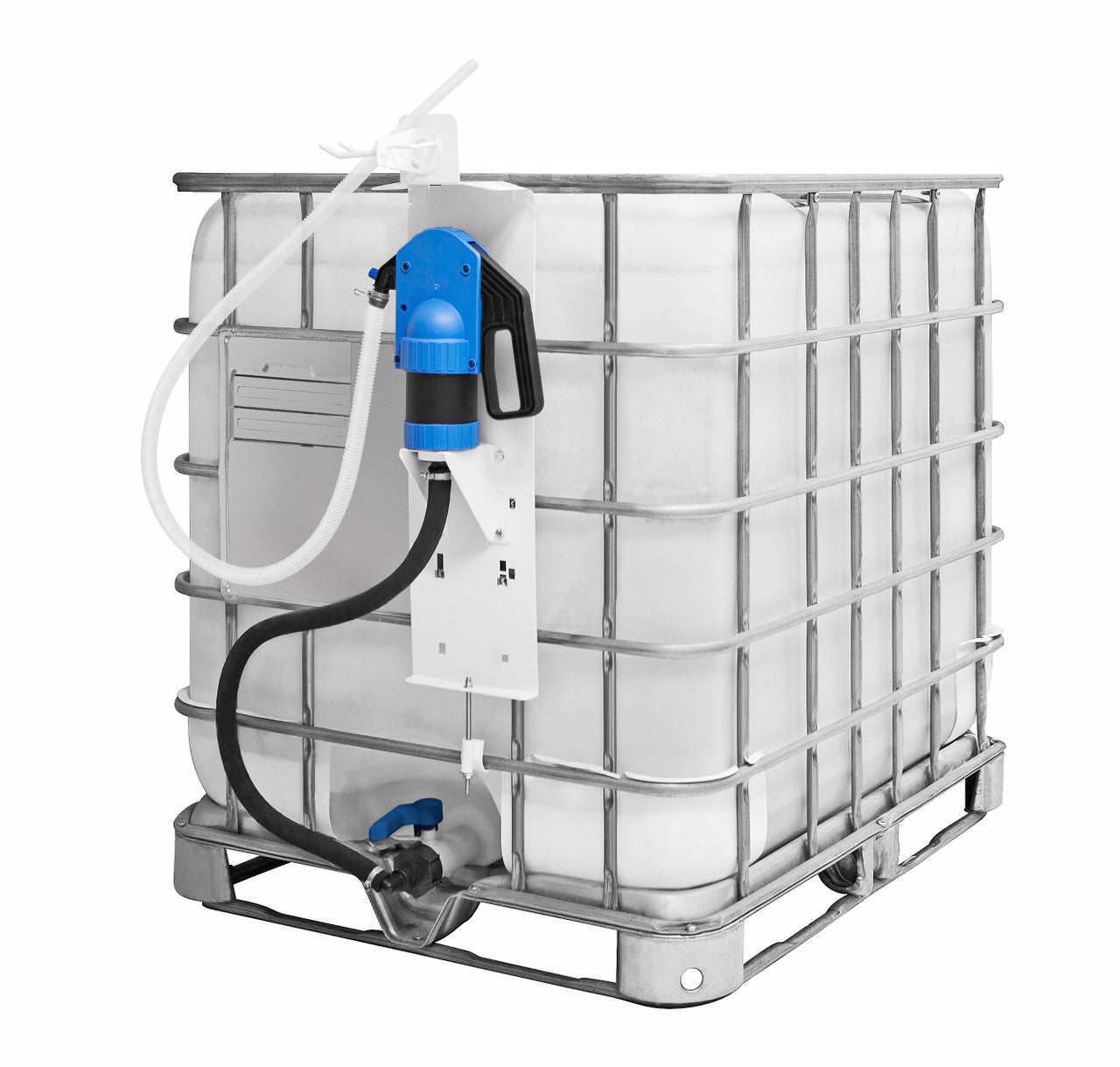 SAMOA AdBlue® / DEF Lever Action Pump Kit for 1000 Litre IBC c/w PVC Delivery Hose Roladex UK