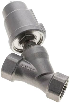 U 210 ES2A E EMC angled poppet valve g 1", actuator: stainless steel 1.4305, eco-line