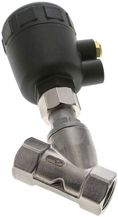 U 234 ESK E EMC angled poppet valve g 3/4",actuator: plastic, eco-line