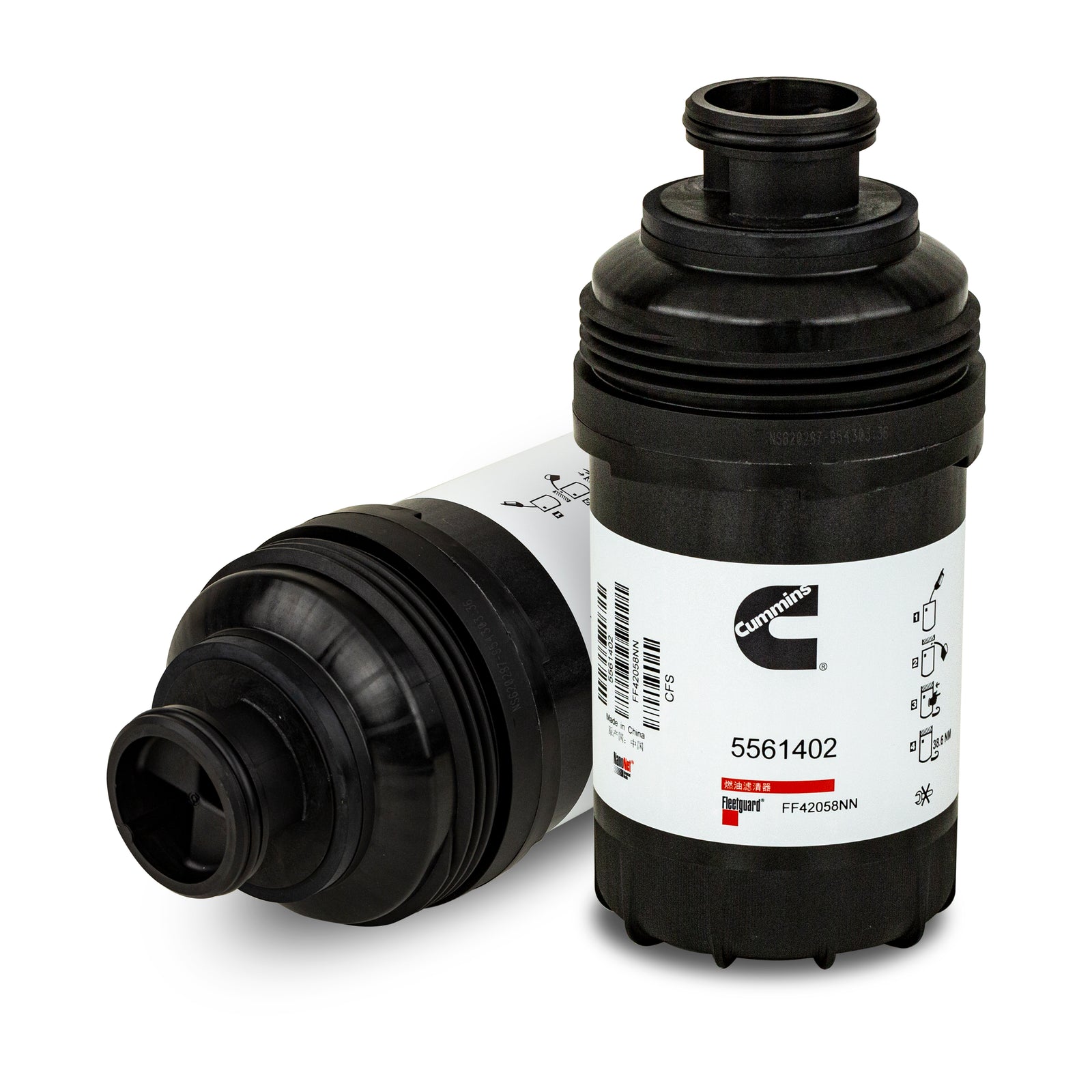 Fleetguard Fuel Filter Spin-On Plastic FF42058NN