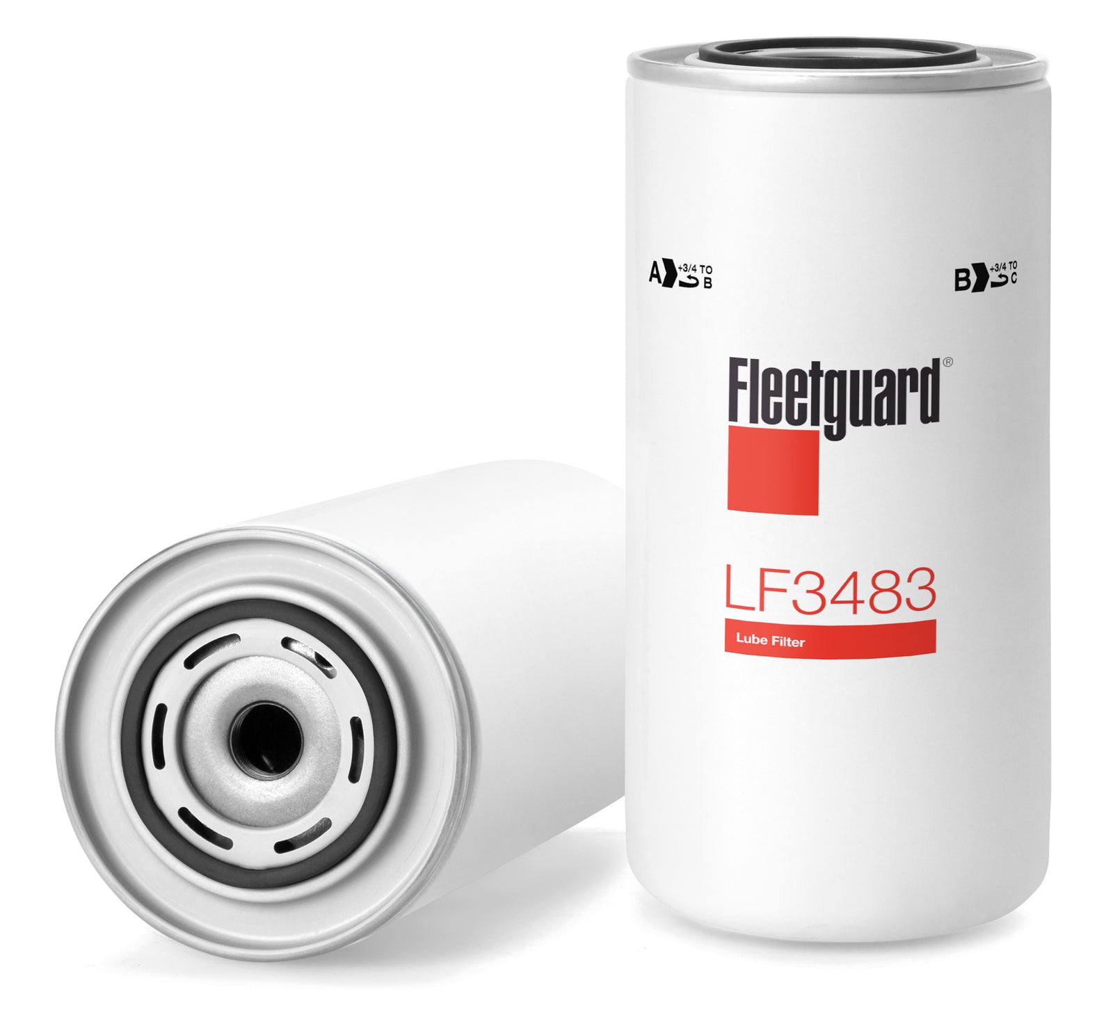 Fleetguard Oil Filter Cellulose Spinon LF3483