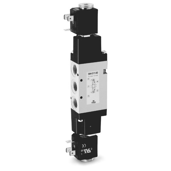 Image of 348-015-02 - Electropneumatic valve 3/2 NO 1/8 sol spring - Camozzi | Roladex UK