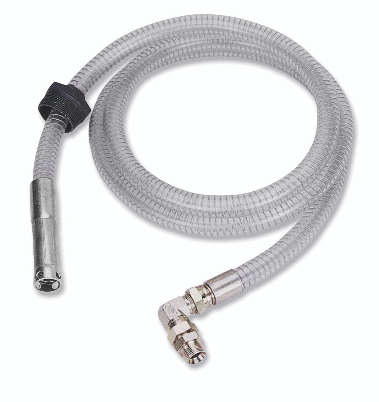 SAMOA Spring Reinforced Transparent Suction Hose for 1000 Litre IBC and 205 Litre Drum Roladex UK