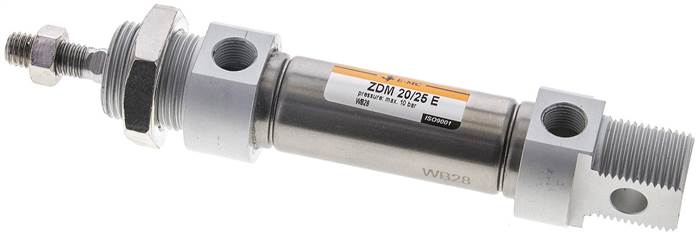 ZDM 20/25 E EMC iso 6432 cylinders, double acting, piston 20 mm, stroke 25 mm