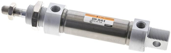 ZDM 25/40 E EMC iso 6432 cylinders, double acting, piston 25 mm, stroke 40 mm