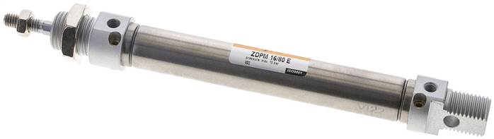 ZDPM 16/80 E EMC iso 6432 cylinders, double acting, piston 16 mm, stroke 80 mm