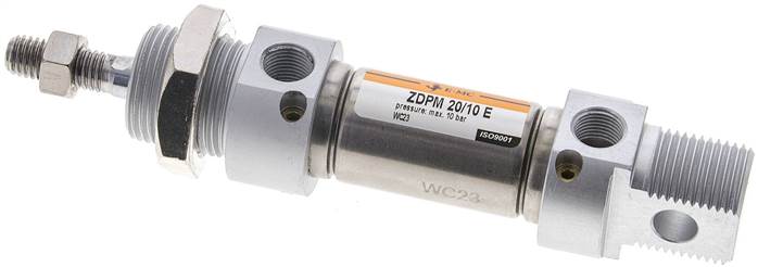 ZDPM 20/10 E EMC iso 6432 cylinders, double acting, piston 20 mm, stroke 10 mm