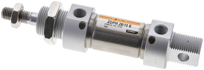 ZDPM 25/10 E EMC iso 6432 cylinders, double acting, piston 25 mm, stroke 10 mm