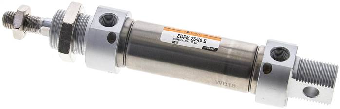 ZDPM 25/40 E EMC iso 6432 cylinders, double acting, piston 25 mm, stroke 40 mm