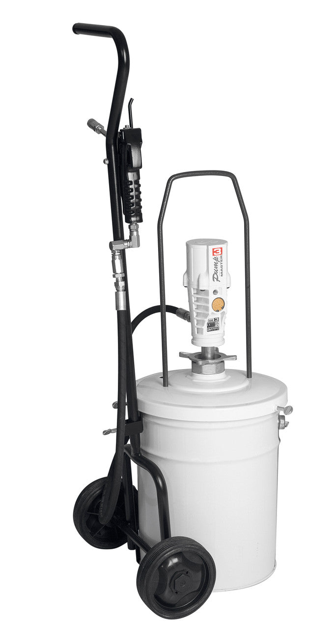 SAMOA Pumpmaster 3 - 55:1 Ratio Air Operated Mobile Grease Unit for 20kg Pails Roladex UK