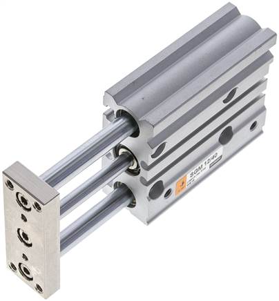 SGM 12/40 EMC guide cylinder, with slide bearing, pistons 12mm, stroke 40mm