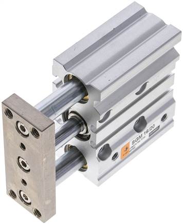 SGM 16/20 EMC guide cylinder, with slide bearing, pistons 16mm, stroke 20mm