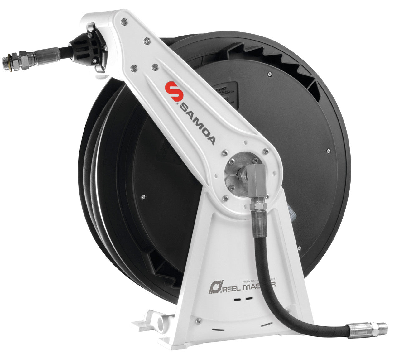 Samoa | 506122 | RM-12S Single Arm Hose Reel for Air/Water/Antifreeze Solutions - 15m x 1/2"