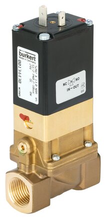 burkert 5282 brass solenoid valve g2" brass – 2/2-way – 134451