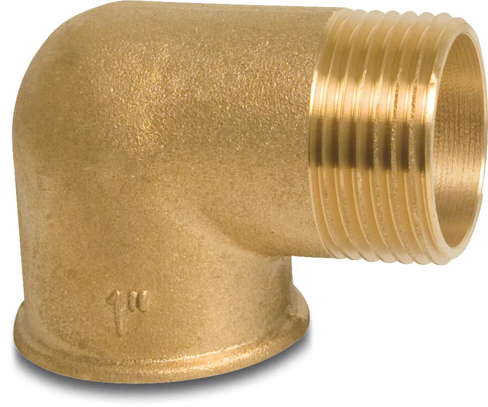 Profec Elbow 90° Brass 1/4" Female Thread x Male Thread 30Bar | Profec | UK Supplier | Roladex