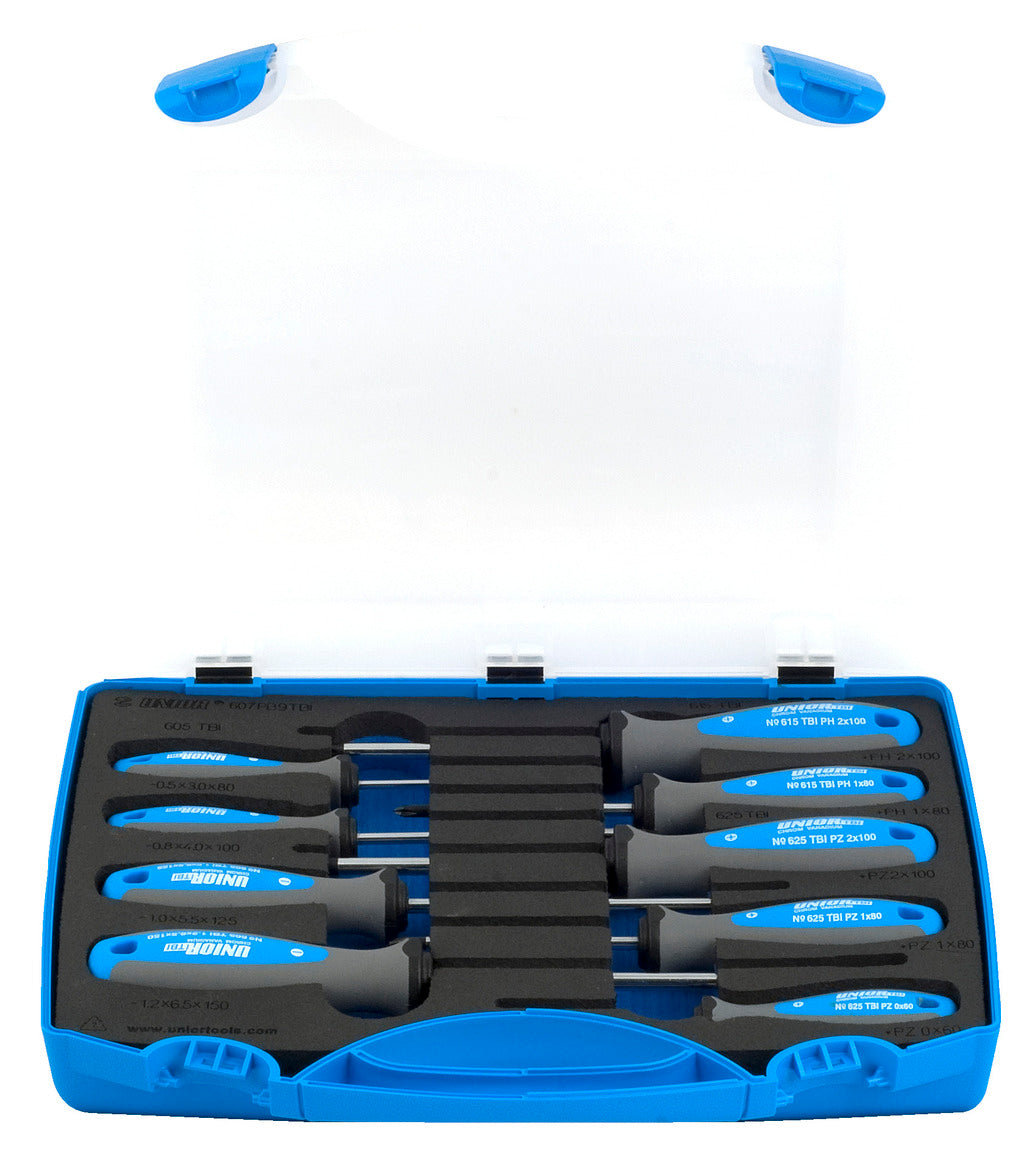 Unior | 621419 | Screwdriver set TBI in plastic box - /9