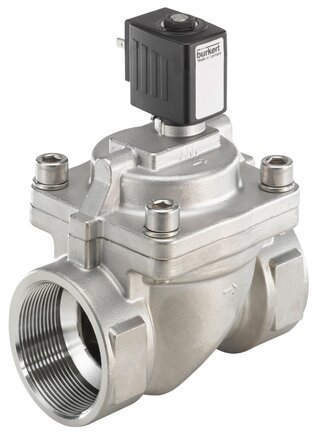 burkert 6281 2/2-way solenoid valve – stainless steel – g3/8" – 230v ac – 6281-ev-a10,0bbvagm83-5-230/56
