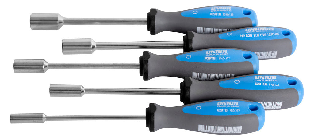 Unior | 612318 | Set of socket wrenches with TBI handle - /5