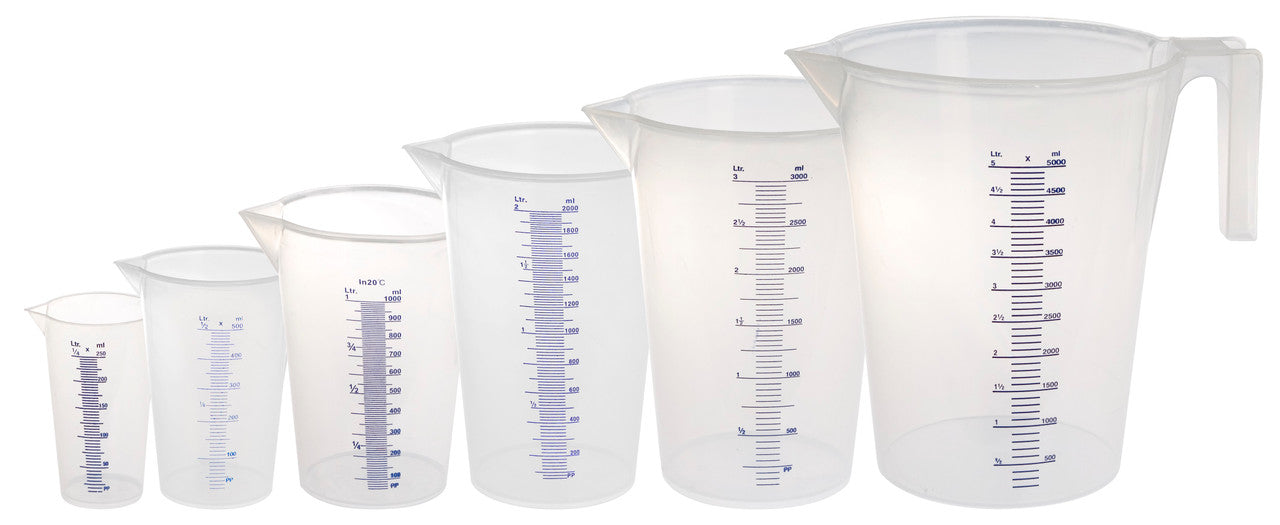 SAMOA Set of 6 Graduated Fluid Measuring Jugs Roladex UK