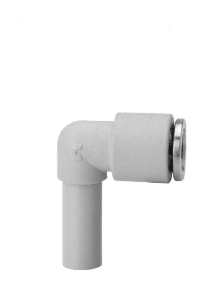 Image of 7555 8-8 - Technopolymer fitting tube to stem elbow 8mm tube (Pack of 5) - Camozzi | Roladex UK