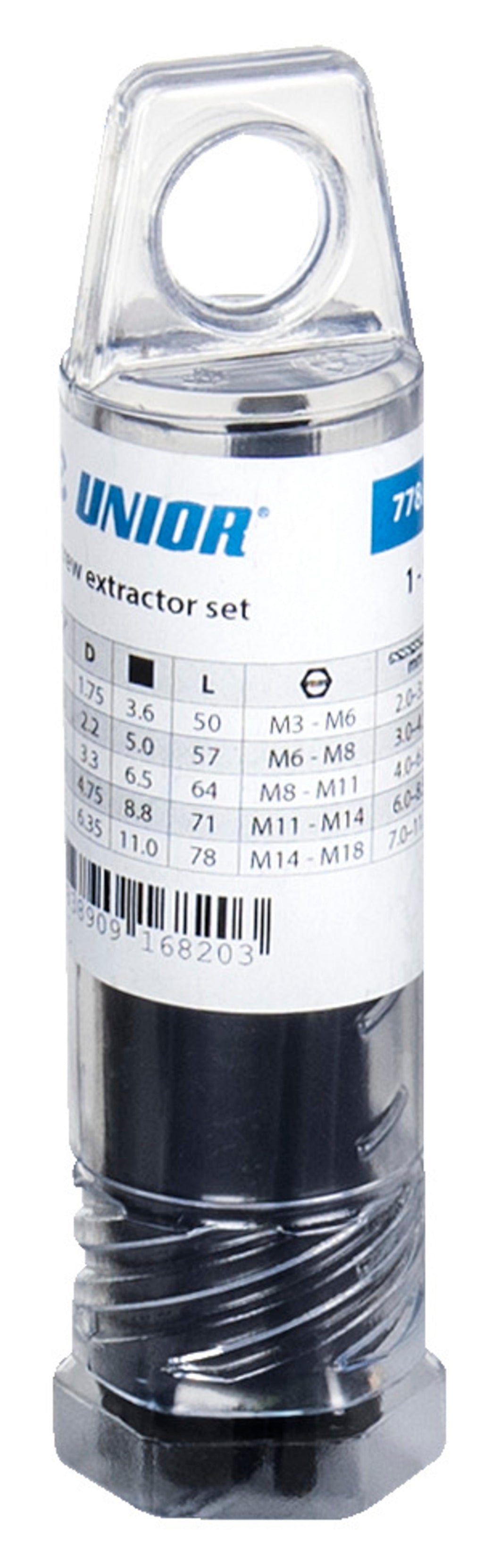 Unior | 616820 | Screw extractors set - 1-5