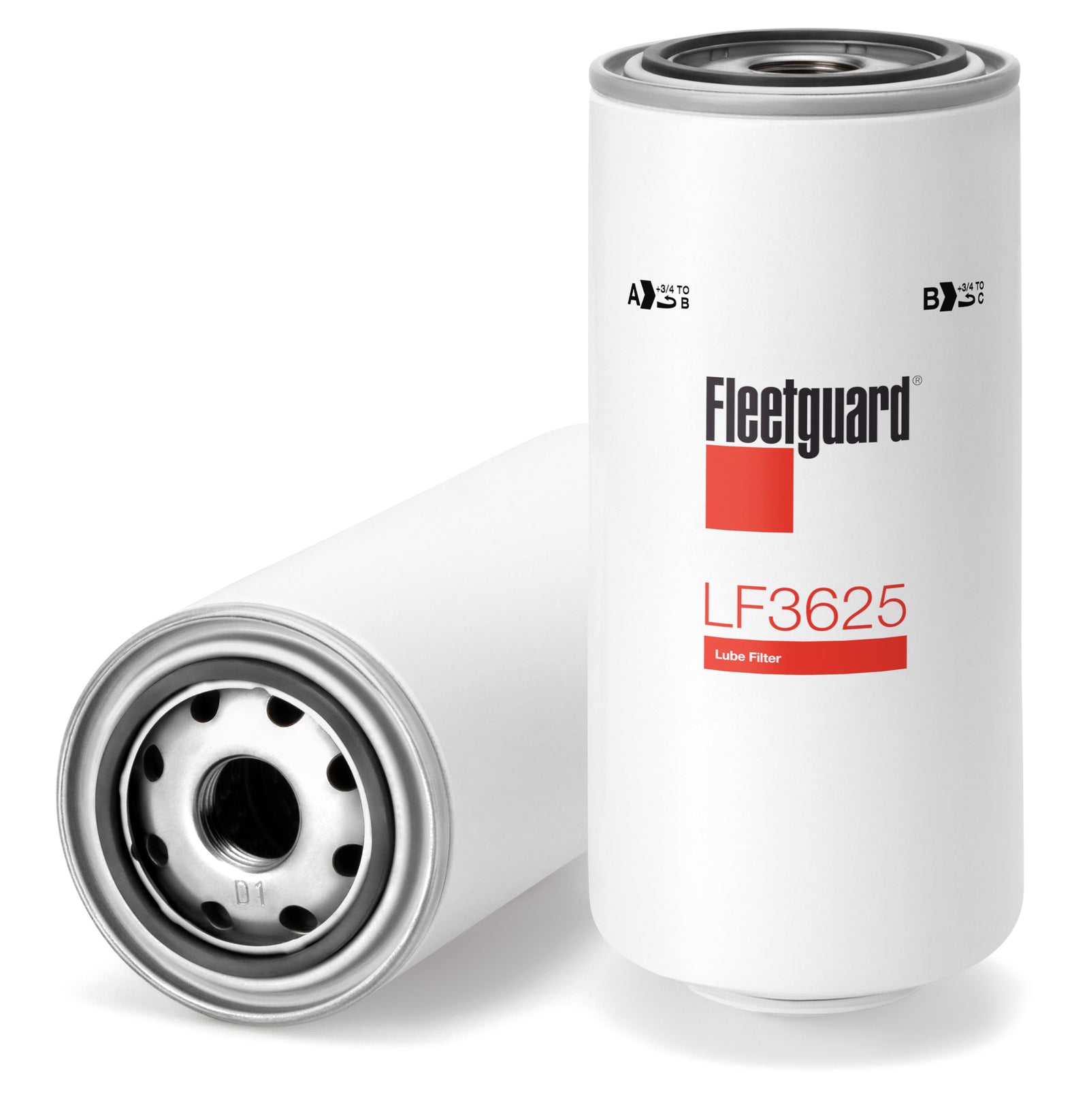 Fleetguard Oil Filter Cellulose Spinon LF3625