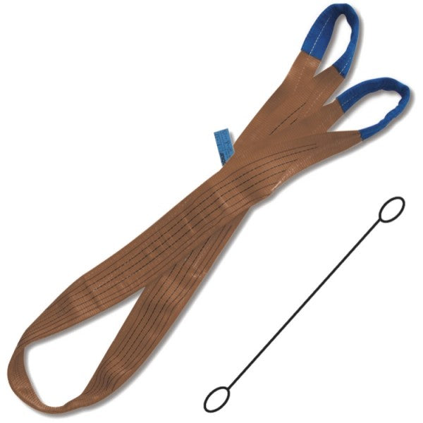 8159 10m-T6-EN1492/1 BROWN WEBSLINGS