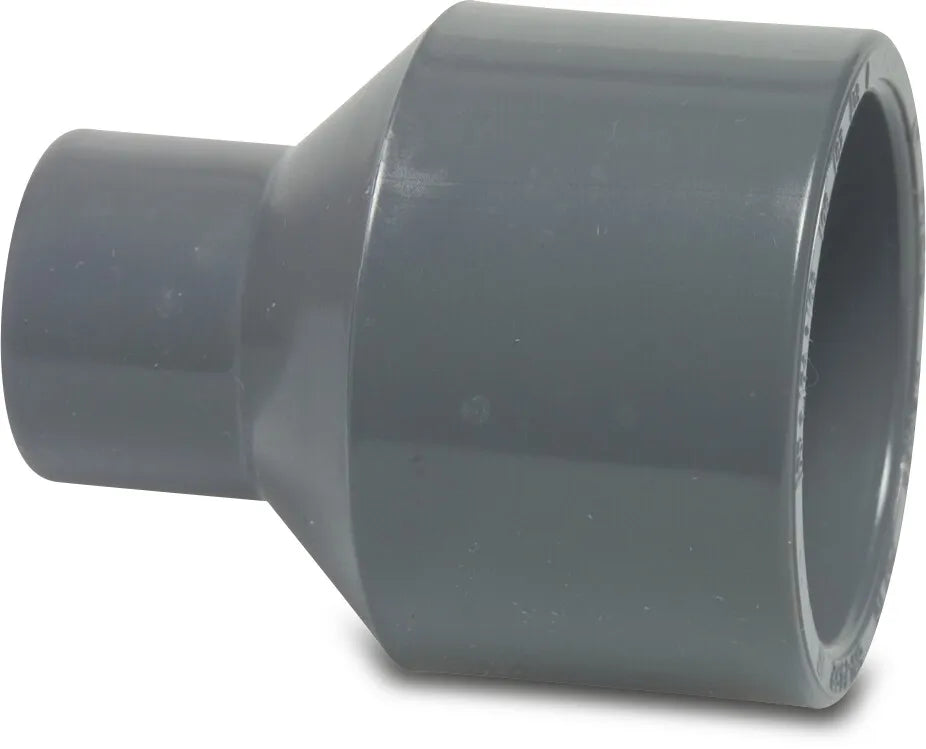 Profec Socket Pvc-U 140/125mm x 75mm Glue Spigot/Glue Socket x Glue Socket 16Bar Grey | Profec | UK Supplier | Roladex