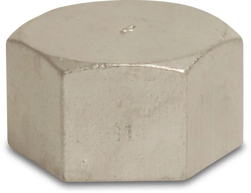 Profec Cap Stainless Steel 316 1/2" Female Thread 16Bar Type Hexagon | Profec | UK Supplier | Roladex
