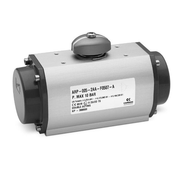 Image of ARP-005-1AA-F0507-AEX - Rotary cylinder size 5 50nm 90° sa 4 bar ISO F05/F07 ATEX - Camozzi | Roladex UK
