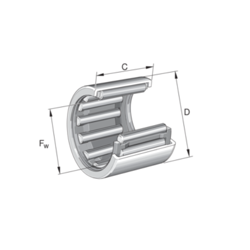 Image of INA Drawn Cup Needle Roller Bearing-HK-3516 - Roladex UK