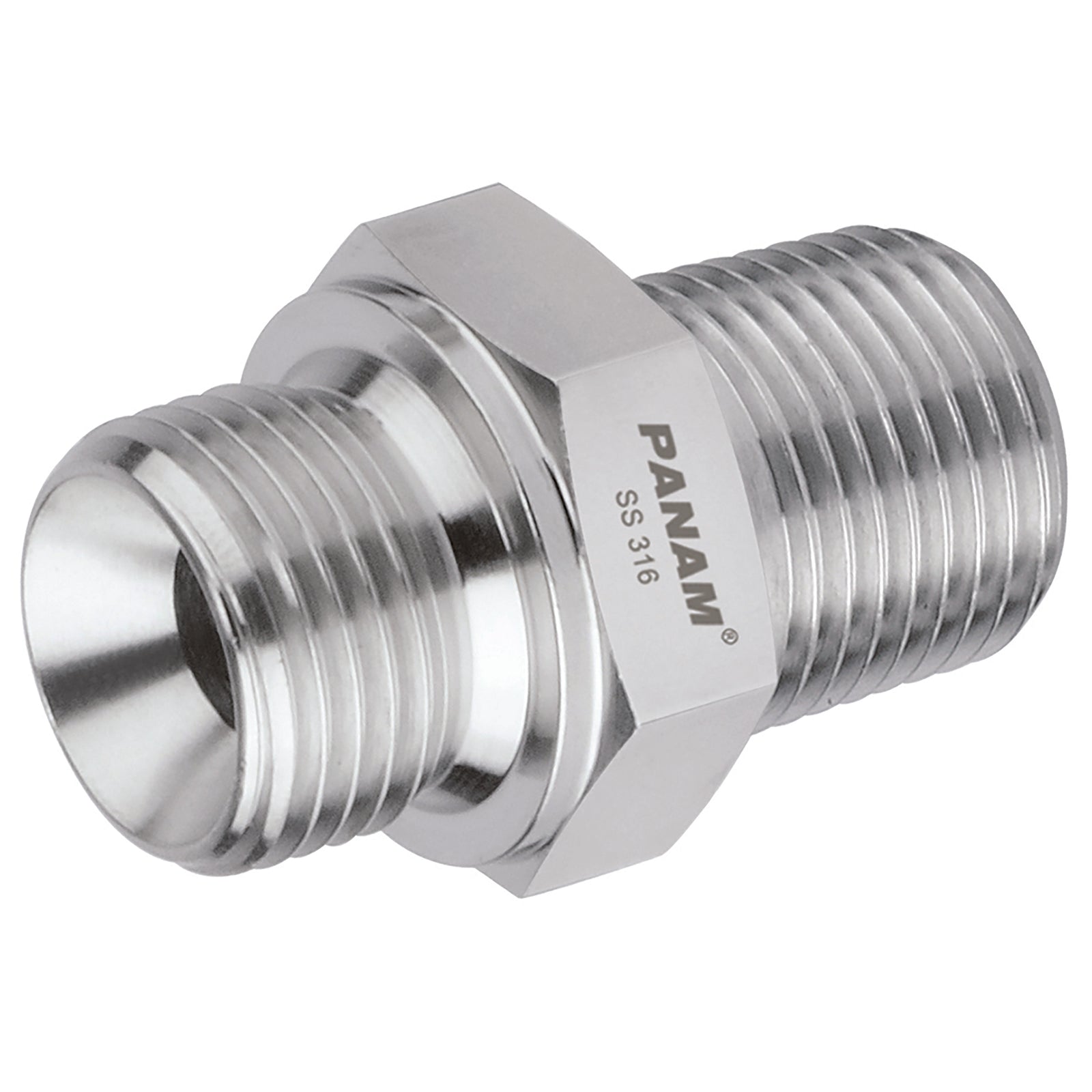 Panam 2033-9727 - 3/4" BSP X 3/4" BSP Tapered Male/Male